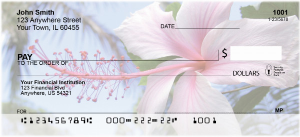 Hibiscus Personal Checks | ZFLO-19