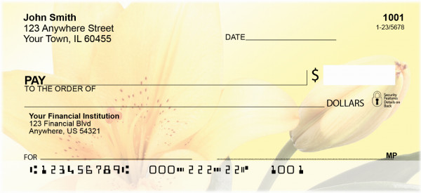 Mellow Yellow Personal Checks | ZFLO-49