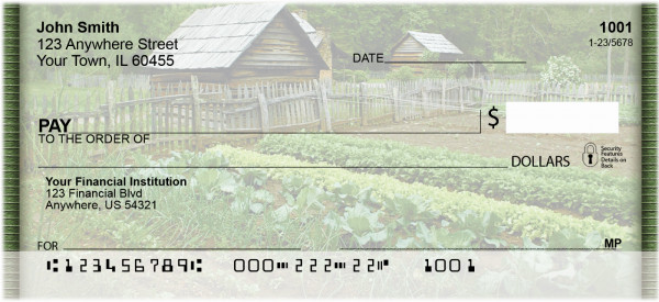 Veggie Garden Personal Checks | ZFOD-26