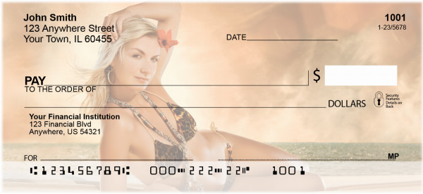 Beach Pinups Personal Checks | ZFUN-17