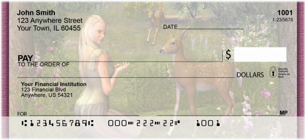 Deer Princess Personal Checks | ZFUN-29