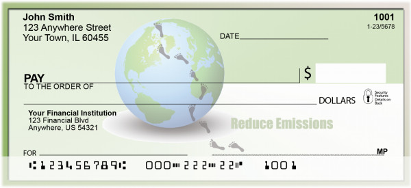 Go Green Personal Checks | ZFUN-49