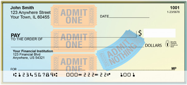 Admit Nothing! Personal Checks | ZFUN-56