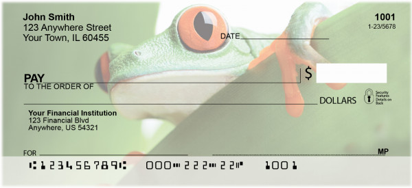 It's A Froggy Frog World Personal Checks | ZFUN-63
