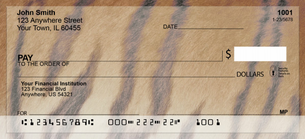 Animal Prints Personal Checks | ZGEO-29