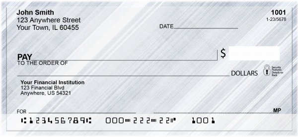 Vintage Blues Personal Checks | ZGEO-35
