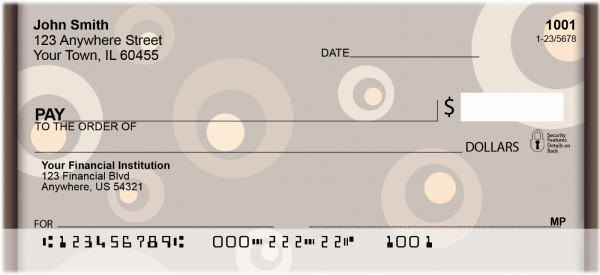 Chocolate Energy Personal Checks | ZGEO-51