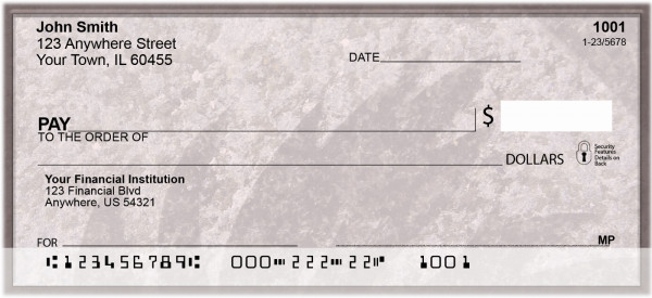 Black Granite Carvings Personal Checks | ZGEO-68