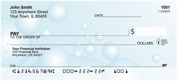 Bubbles Personal Checks | ZGEO-96