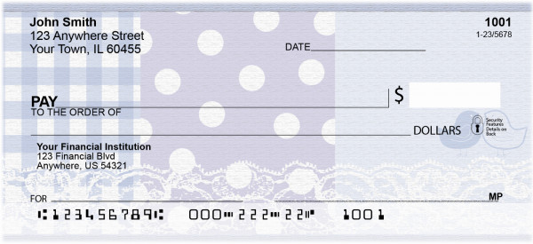 Bird Table Cloth Personal Checks | ZGEP-03