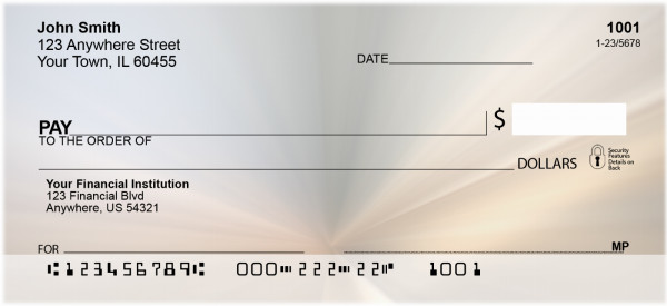 Golden Blues Personal Checks | ZGEP-30