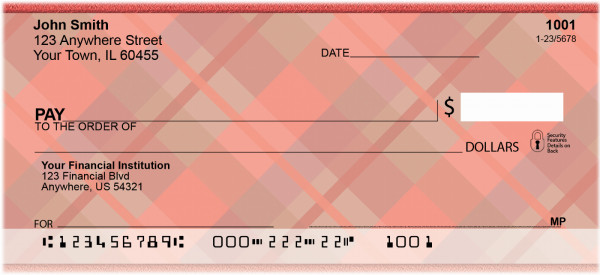 Playin' In Plaids Personal Checks | ZGEP-31