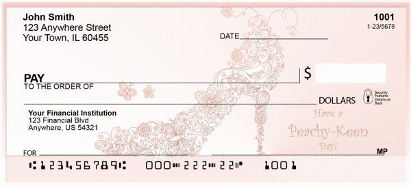 Peachy Keen Days Personal Checks | ZGIR-11