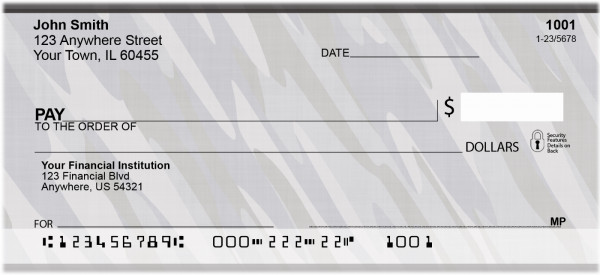 Camouflage - Greys Personal Checks | ZMIL-26