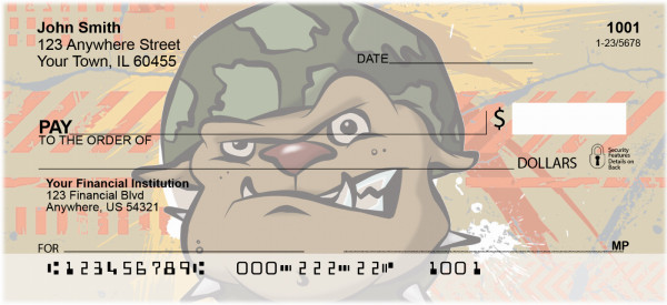 Tough Bulldogs Personal Checks | ZMIL-36