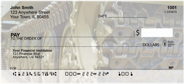 Military Metals Personal Checks | ZMIL-38