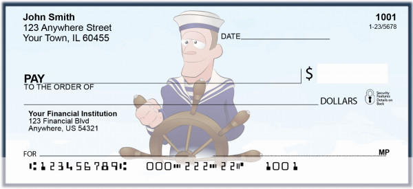 Navy Fun Personal Checks | ZMIL-40