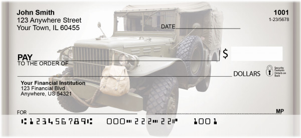 Jeeps Personal Checks | ZMIL-45