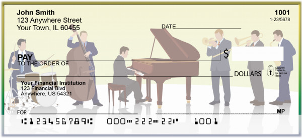 Jazz Bands Personal Checks | ZMUS-14