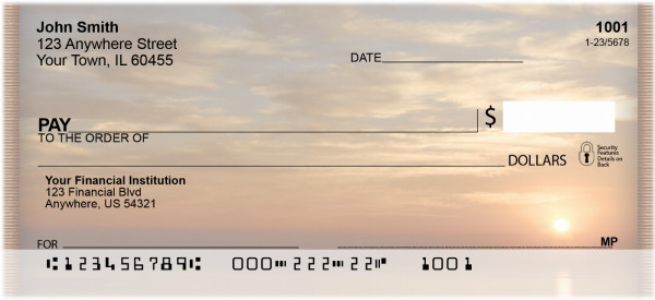 Scenic Sunsets Personal Checks | ZNAT-13