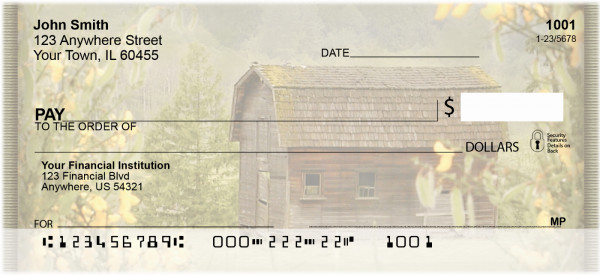 Springtime Barns Personal Checks | ZNAT-16