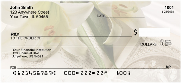 Symbols Of Faith Personal Checks | ZREL-09