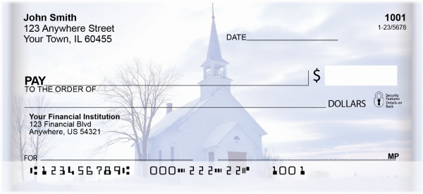 Church And Steeples Personal Checks | ZREL-16