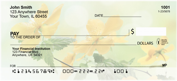 Wildflowers In Bloom Personal Checks | ZSCE-15
