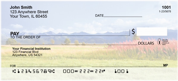 Foothills In Bloom Personal Checks | ZSCE-17