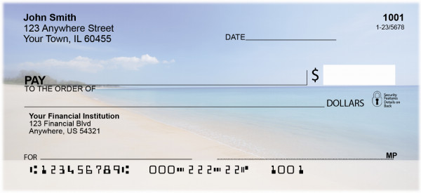 Paradise Awaits You Personal Checks | ZSCE-23