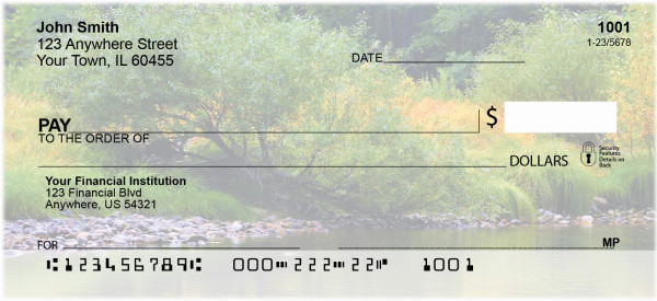 Mountain Brook In Fall Personal Checks | ZSCE-44