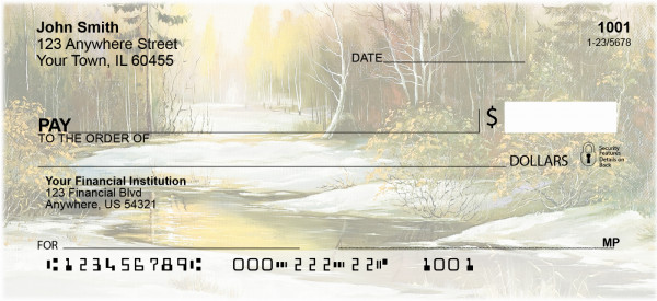 Winter Sunrise Personal Checks | ZSCE-68