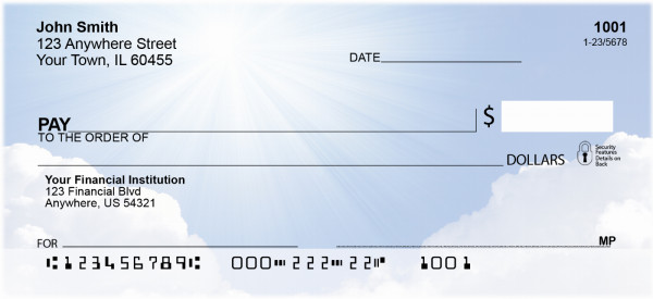 Sun Rays Personal Checks | ZSCE-78