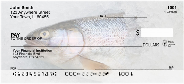 Trout On Ice Personal Checks | ZSPO-38