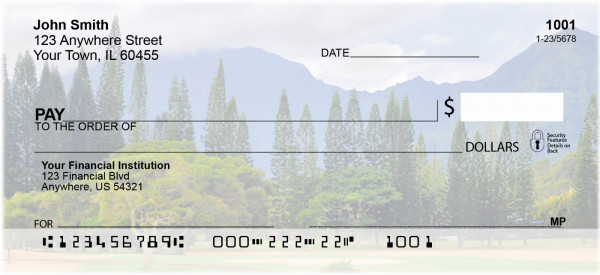 Mountain Golf Courses Personal Checks | ZSPO-44