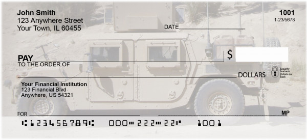 Hummers and Humvees Personal Checks | ZTRA-22