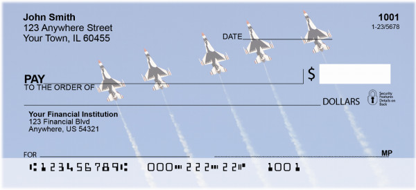 Thunderbirds Personal Checks | ZTRA-35