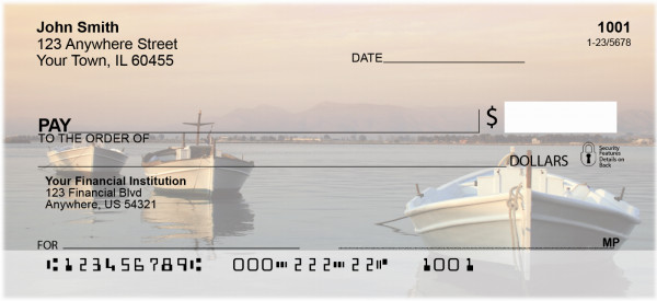 Vintage Boats From Around The World Personal Checks | ZTRA-41