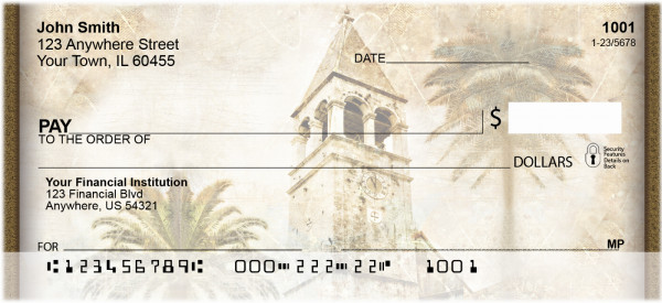 Old World Architecture Personal Checks | ZTVL-06