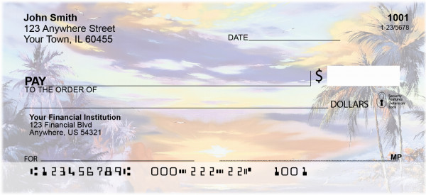 Hawaii Sunsets Personal Checks | ZTVL-07