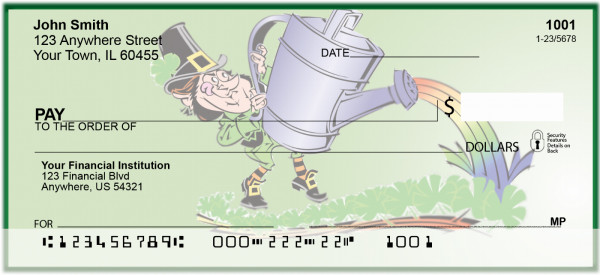Luck Of The Irish Personal Checks | ZTVL-08