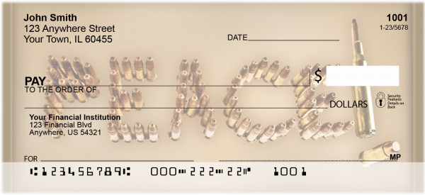 Amunition For Peace Personal Checks | ZWIS-07