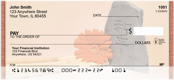 Asians For Peace Personal Checks | ZWIS-08