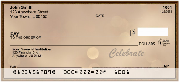 Celebrate Personal Checks | ZXMS-38